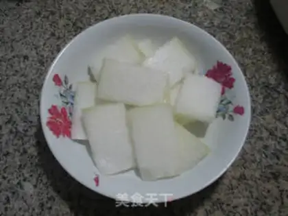 Make Duck leg steaming melons step 6