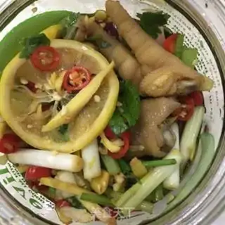 Make Red lemon for chicken feet step 12