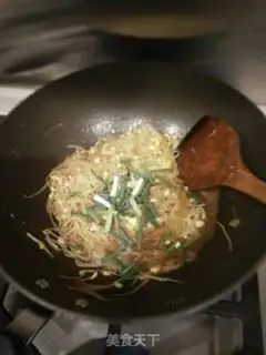 Make A soybean sprouts fan step 14