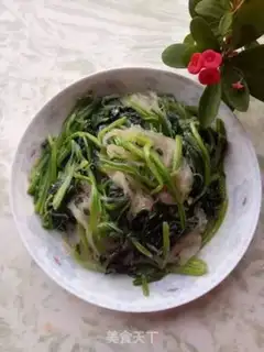 Make A spinach fried fan step 5