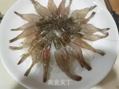 Make Garlic fan shrimp step 0