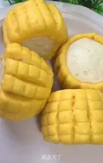 Make Steamed corn buns step 11