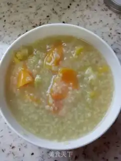 Make Potato chestnut congee step 4