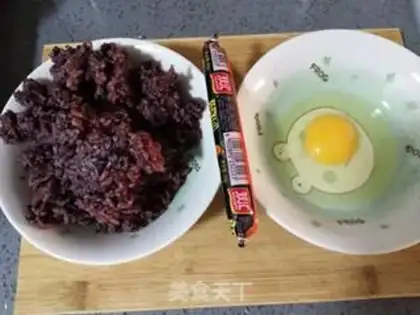 Make Egg fried rice step 0