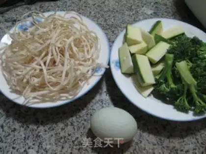 Make Duck eggs, double soup step 0