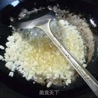 Make Garlic snow step 3
