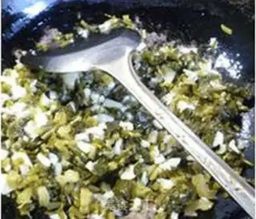 Make Garlic snow step 4