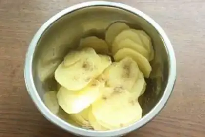 Make Microwave chips step 2