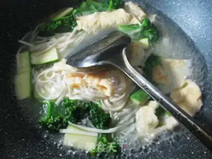 Make Duck eggs, double soup step 5