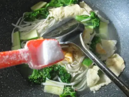 Make Duck eggs, double soup step 7