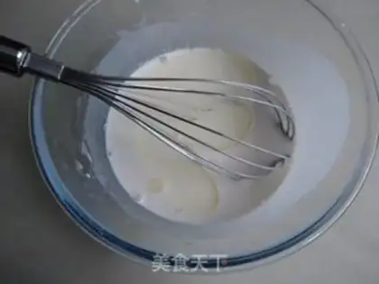 Make Ice cranberry cake step 1