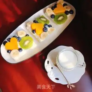 Make Open fruit sandwich step 7