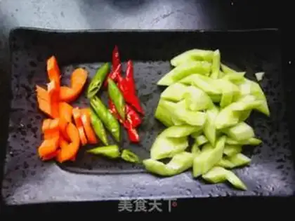 Make cucumber shrimp step 6