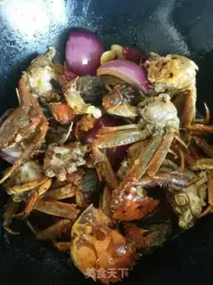 Make Spicy crabs step 8