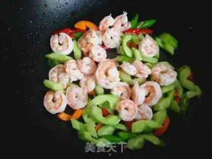 Make cucumber shrimp step 10