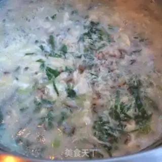 Make A bouquet of green mushrooms and eggs step 7