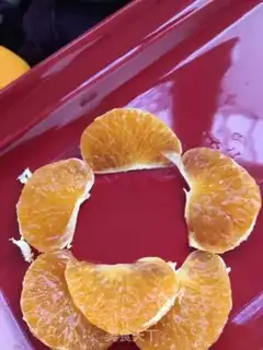 Make Orange roses step 4