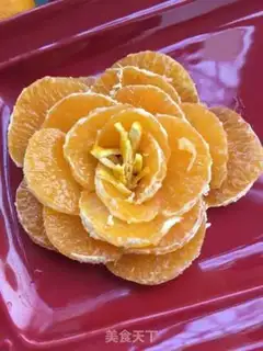 Make Orange roses step 6