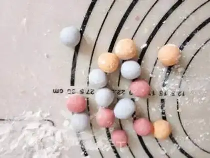Make Little colored pills step 10