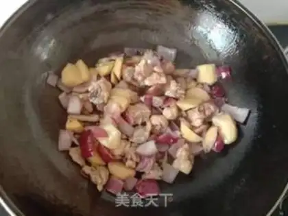 Make Curry potato chicken wings step 12