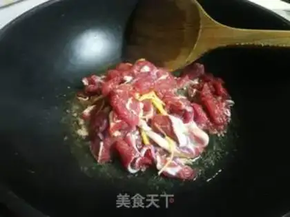 Make violet beef step 3
