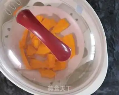 Make Sweet and delicious pumpkin mud step 3