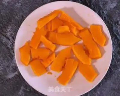 Make Sweet and delicious pumpkin mud step 4