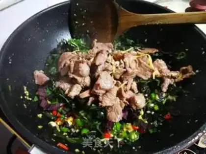 Make violet beef step 8