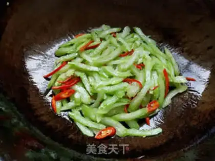 Make Celery fried meat step 4