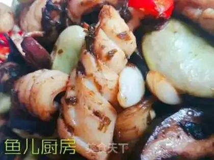 Make Fresh squid mushrooms and green beans step 20