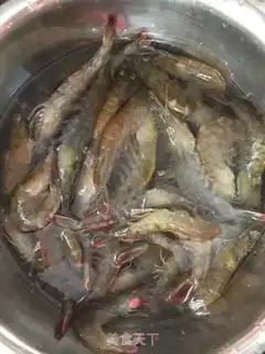 Make Steam shrimp step 0