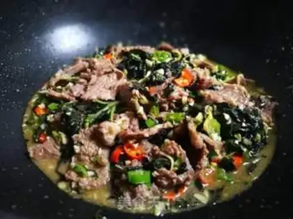 Make violet beef step 11