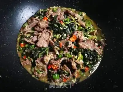 Make violet beef step 12
