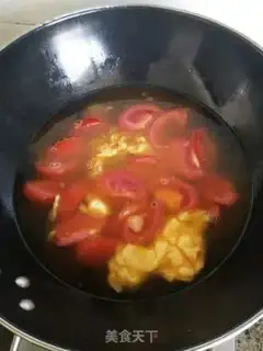 Make Tomato egg paste step 12