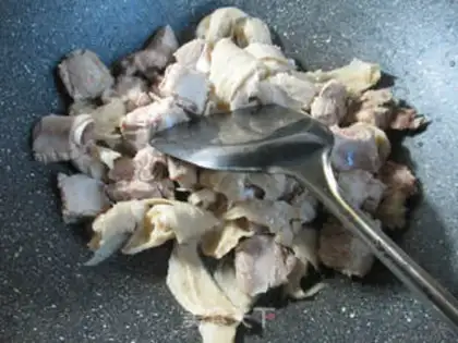 Make Noodles burning ribs step 2
