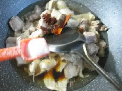 Make Noodles burning ribs step 7