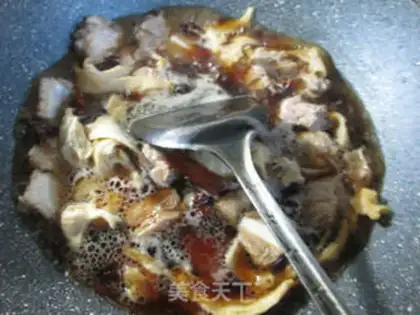 Make Noodles burning ribs step 8