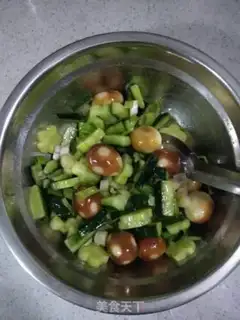Make A quail egg cucumber step 4