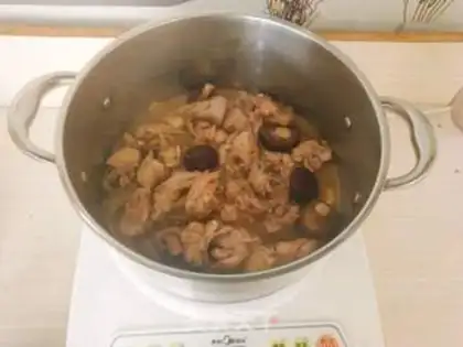 Make A chicken mushroom step 7