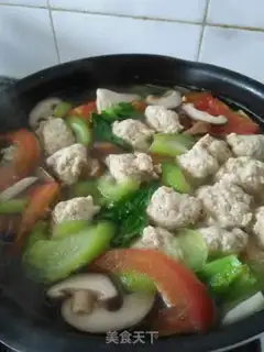 Make Tofu round soup step 16