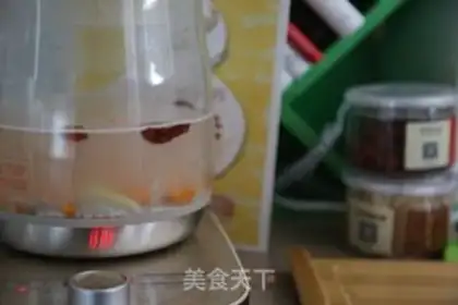 Make The freshman ginseng porridge step 3