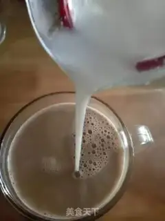 Make Coconut latte step 2