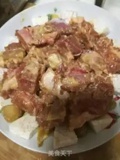 Make Potato chestnut veal step 2