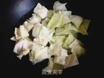 Make Scrambled sausage step 1