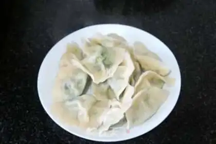 Make Squirty egg dumplings step 6