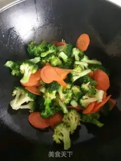 Make Carrot and broccoli step 7