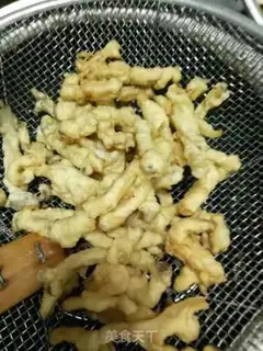 Make Fried sea mushrooms step 5