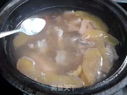 Make Lotus apple steak soup step 9