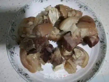 Make Soy pig hoof step 4