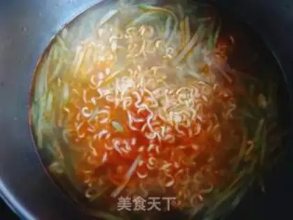 Make radish noodle step 4